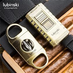 Lubinski Deri-Silikon Seyahat Puro Çantası Humidor Siyah/Lacivert LB-615