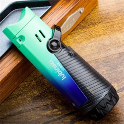 Lubinski Lion Çift Torch Puro Çakmağı Green Ice LB-185