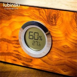 Lubinski Masif Sedir Camlı Humidor Puro Kutusu 50s LB-011