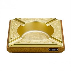 Lubinski Metal Ahşap Puro Küllüğü Gold 4lü LB-872