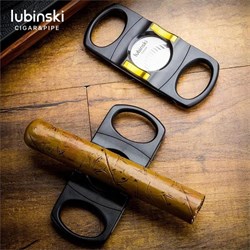 Lubinski Plastik Standlı Puro Kesici Siyah/Gold 60 Ring LB-357