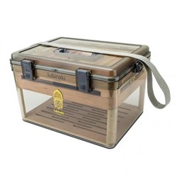 Lubinski Plexi -Sedir Şeffaf Puro Kutusu Humidor 100s LB-019