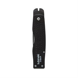 Lubinski Pocketknife Çift Delicili Puro Kesici Cutter Siyah LB-306