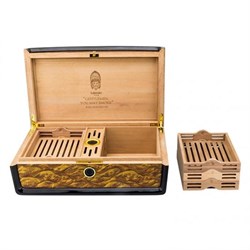Lubinski Special Edt. Carbonfiber Parmakizi Humidor Puro Kutusu 80s LB-013