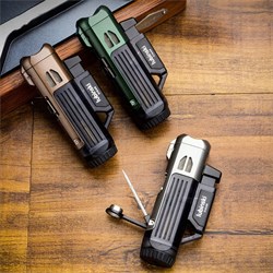 Lubinski Tek Torch Puro Çakmağı Delici+İğneli Gunmetal LB-114