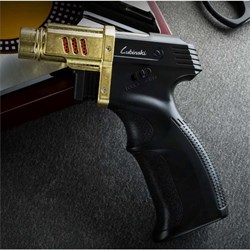 Lubinski Tek Torch Puro Masa Çakmağı Black-Gold LB-191