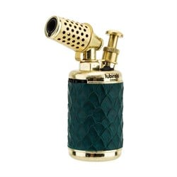 Lubinski Vintage Tek Torch Masa Tipi Puro Çakmağı Yeşil LB-121