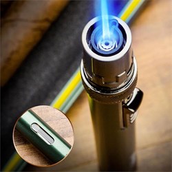 Lubinski Yeni Seri Cuban Design Üçlü Puro Seti Çakmak+Kesici+Küllük LB-727
