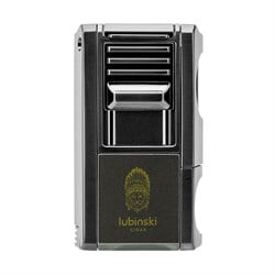 Lubinski Yeni Seri Dahili V-Cutter Delicili ve İğneli Puro Çakmağı Gunmetal LB-105
