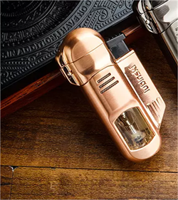 Lubinski Yeni Stil Delicili Dört Torch Puro Çakmağı Copper LB-103