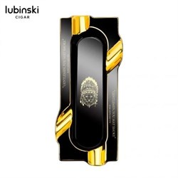 Lubinski Yeni Stil Uzun Dörtlü Puro Küllüğü Siyah LB-825