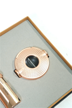 Parmida 3 Torch Bronz Çakmak Bronz V Kesici İkili Puro Seti