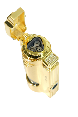 Parmida 3 Torch Pürmüz Delicili Gold Metal Puro Çakmağı