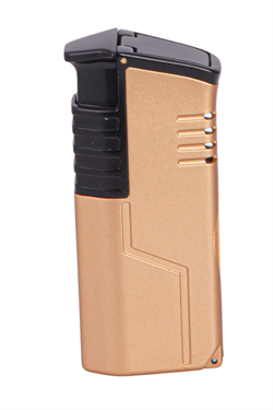 Parmida 3 Torch Pürmüz Gold-Siyah Metal Puro Çakmağı