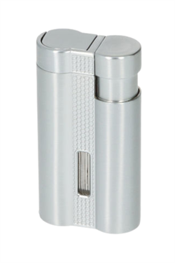Parmida 3 Torch Pürmüz Gümüş Metal Puro Çakmağı