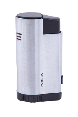 Parmida 3 Torch Pürmüz Gümüş Puro Çakmağı