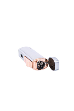 Parmida 3 Torch Pürmüz Gümüş Puro Çakmağı