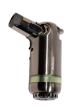 Parmida 3 Torch Pürmüz Gunmetal Masa Tipi Metal Puro Çakmağı