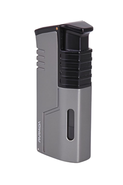 Parmida 3 Torch Pürmüz Gunmetal-Siyah Metal Puro Çakmağı