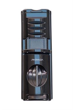 Parmida 3 Torch Pürmüz Kesici & Delicili Gunmetal Metal Puro Çakmağı