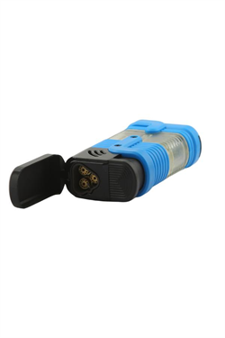 Parmida 3 Torch Pürmüz Mavi-Siyah Puro Çakmağı