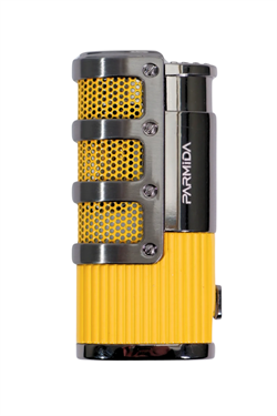 Parmida 3 Torch Pürmüz Sarı - Gunmetal Metal Puro Çakmağı