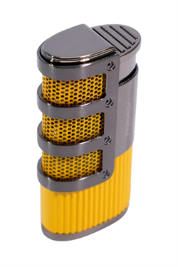 Parmida 3 Torch Pürmüz Sarı - Gunmetal Metal Puro Çakmağı