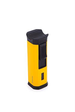 Parmida 3 Torch Pürmüz Sarı-Siyah Metal Puro Çakmağı