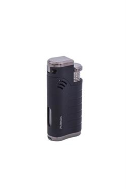 Parmida 3 Torch Pürmüz Siyah Puro Çakmağı