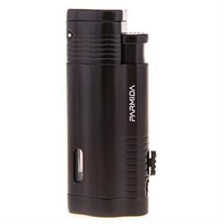 Parmida 3 Torch Pürmüz Siyah Puro Çakmağı