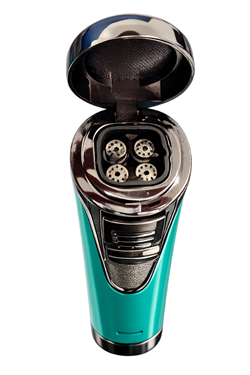 Parmida 4 Torch Pürmüz Mavi Metal Puro Çakmağı