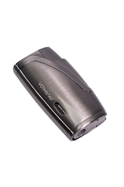 Parmida Çift Torch Pürmüz Gunmetal Metal Puro Çakmağı