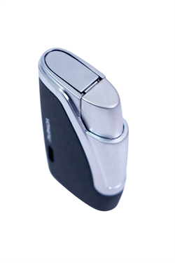 Parmida Çift Torch Pürmüz Siyah - Gümüş Metal Puro Çakmağı