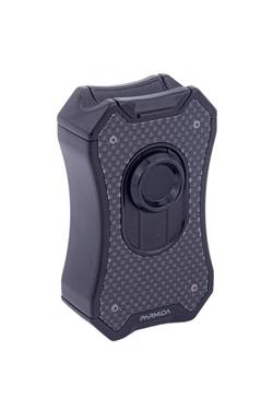 Parmida Dört Torch Pürmüz Masa Tipi Siyah Puro Çakmağı