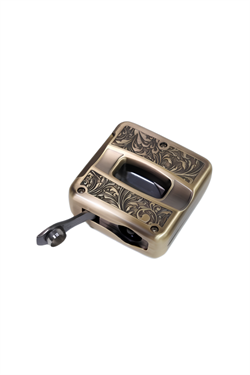 Parmida Gold İşlemeli V-Cut Puro Makası Kesici