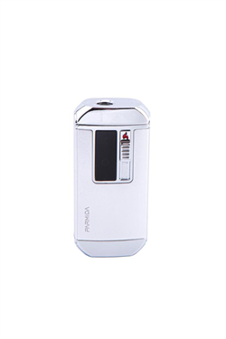 Parmida Gümüş Multifonksiyonel Çakmak (Tek Torch Pürmüz Puro Çakmağı, Elektrikli Çakmak, Powerbank, El Feneri)