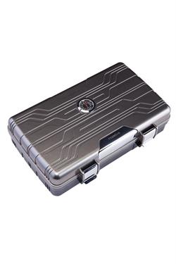 Parmida Gümüş Seyahat Tipi Humidor Puro Kutusu