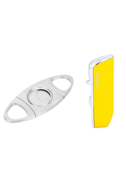 Parmida Sarı Üç Torch Pürmüz Çakmak Ve Metal Kesici Set