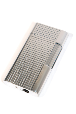 Parmida Soft Flame Gümüş İşlemeli Metal Puro Çakmağı