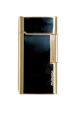 Parmida Soft Flame Siyah Gold Metal Puro Çakmağı