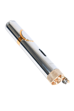 Parmida Tek Torch Pürmüz Delicili Gümüş Metal Puro Çakmağı