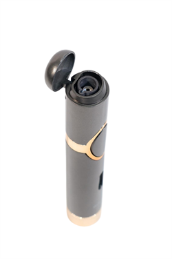 Parmida Tek Torch Pürmüz Delicili Gunmetal Metal Puro Çakmağı