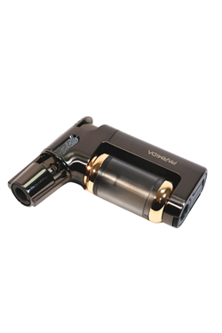 Parmida Tek Torch Pürmüz Gümüş Masa Tipi Metal Puro Çakmağı