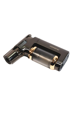 Parmida Tek Torch Pürmüz Gunmetal Masa Tipi Metal Puro Çakmağı