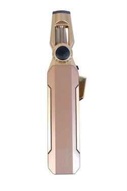 Parmida Tek Torch Pürmüz Oynar Başlıklı Gold Masa Tipi Metal Puro Çakmağı