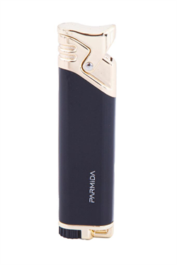 Parmida Tek Torch Pürmüz Siyah-Gold Puro Çakmağı