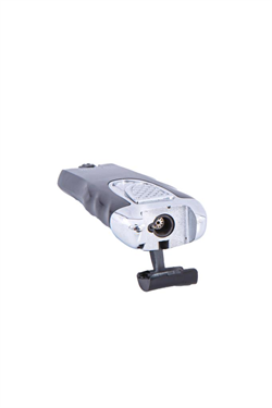 Parmida Tek Torch Pürmüz Siyah-Gümüş Puro Çakmağı