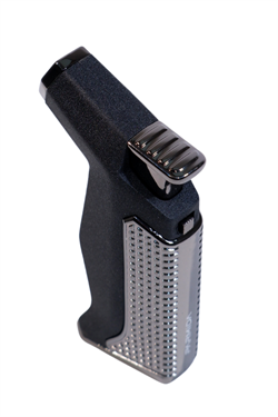 Parmida Tek Torch Pürmüz Siyah Masa Tipi Metal Puro Çakmağı