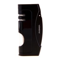 Parmida Tek Torch Pürmüz Siyah Puro Çakmağı