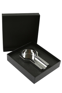 PQ Gümüş Altıgen Metal Tekli Puro Küllüğü
